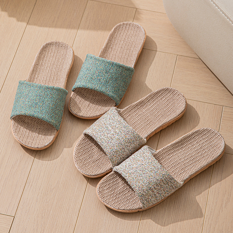 Luxury Lifestyle Shoes - Sandal Wanita Santai Bahan Rami, Sepatu