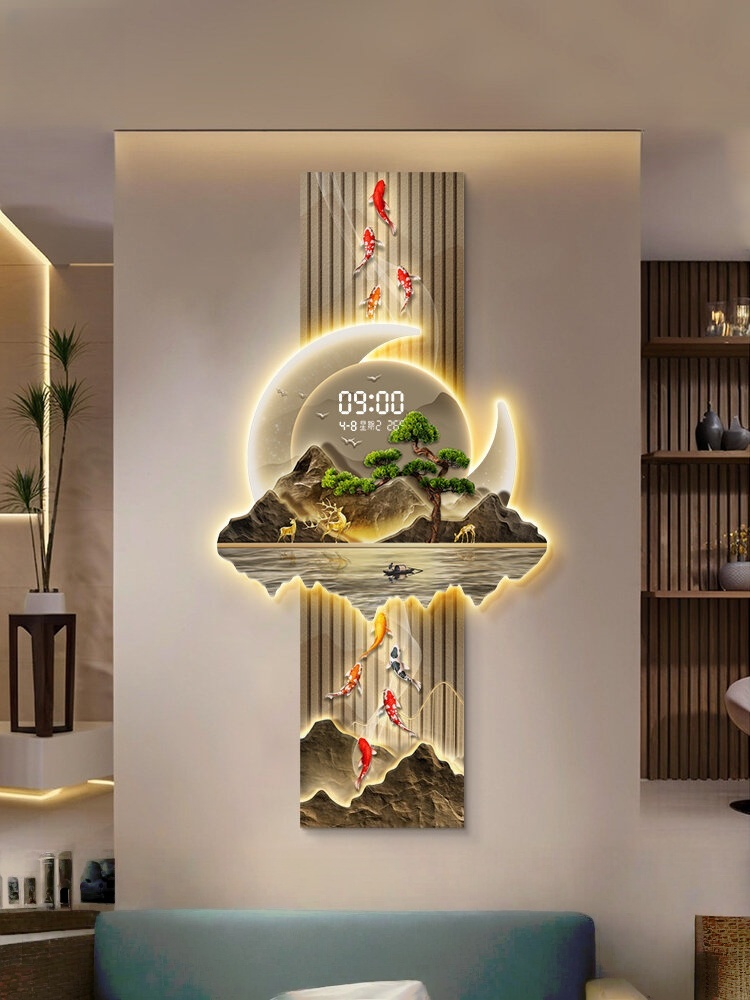 Luxury Lifestyle Photography - Desain Jam Dinding Mewah Ruang Tamu