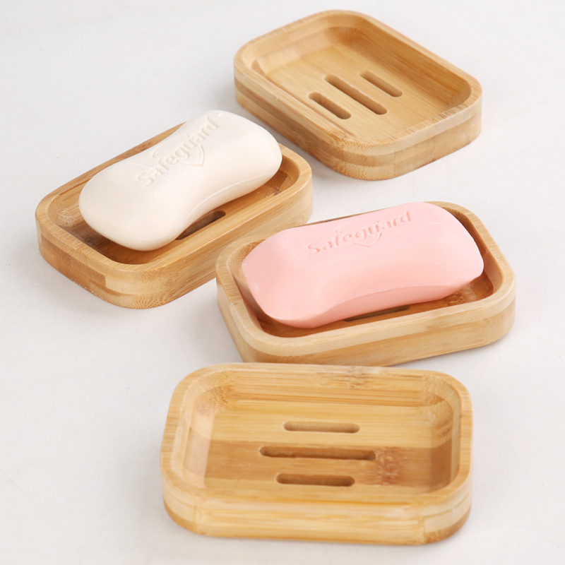 Bamboo Cutlery Set - 1 Buah Tempat Sabun Kayu Bambu,