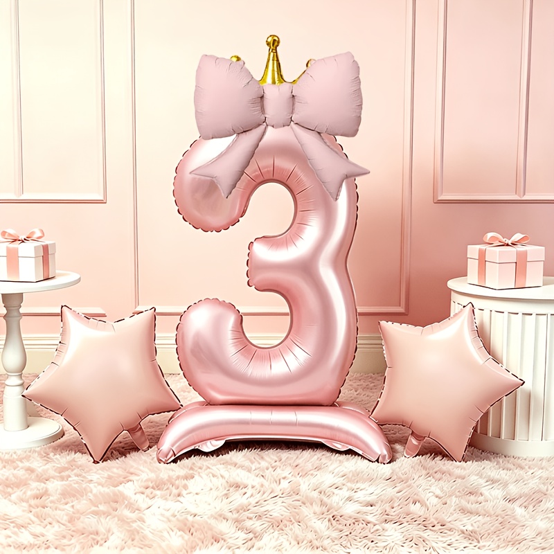 Luxury Lifestyle Photography - Balon 3D Pink Mewah Ringan 0-9,