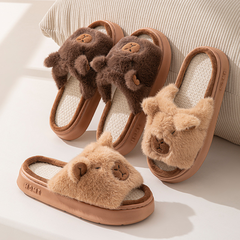 Luxury Lifestyle Shoes - Sandal Wanita Motif Rami, Sandal Rumah