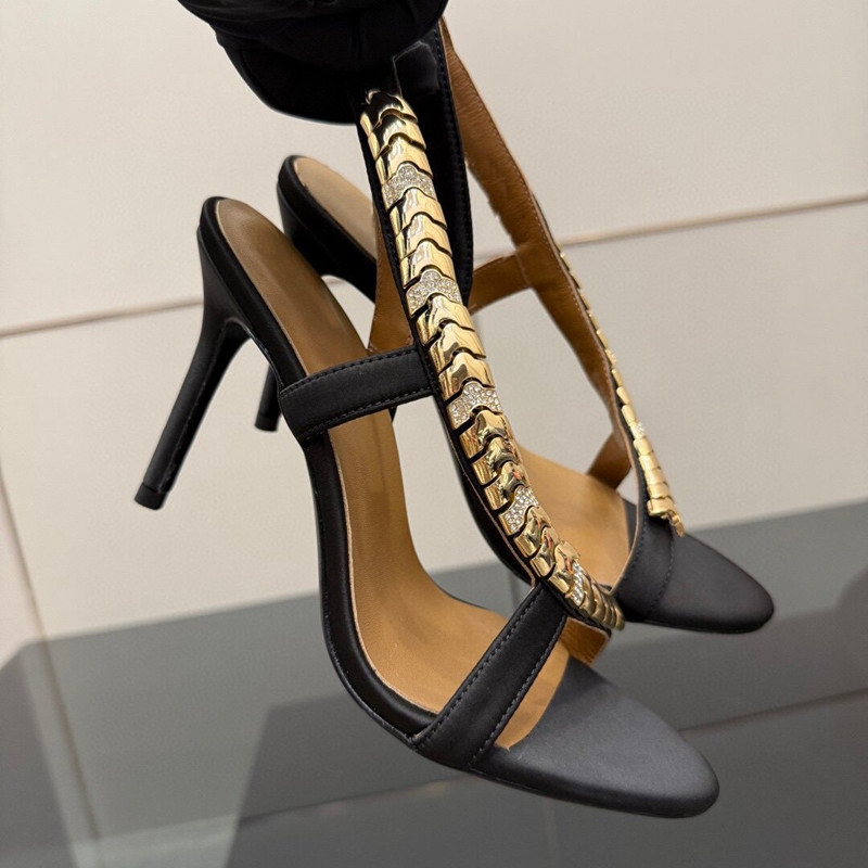 Sandal Gladiator Wanita Satin  - Luxury Lifestyle Shoes ulasan dan harga