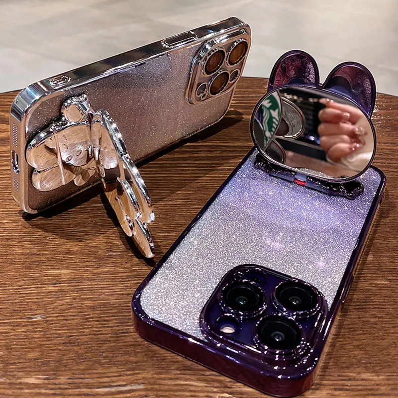 Casing Cermin Kelinci Berkilau - Luxury Lifestyle Photography ulasan dan harga