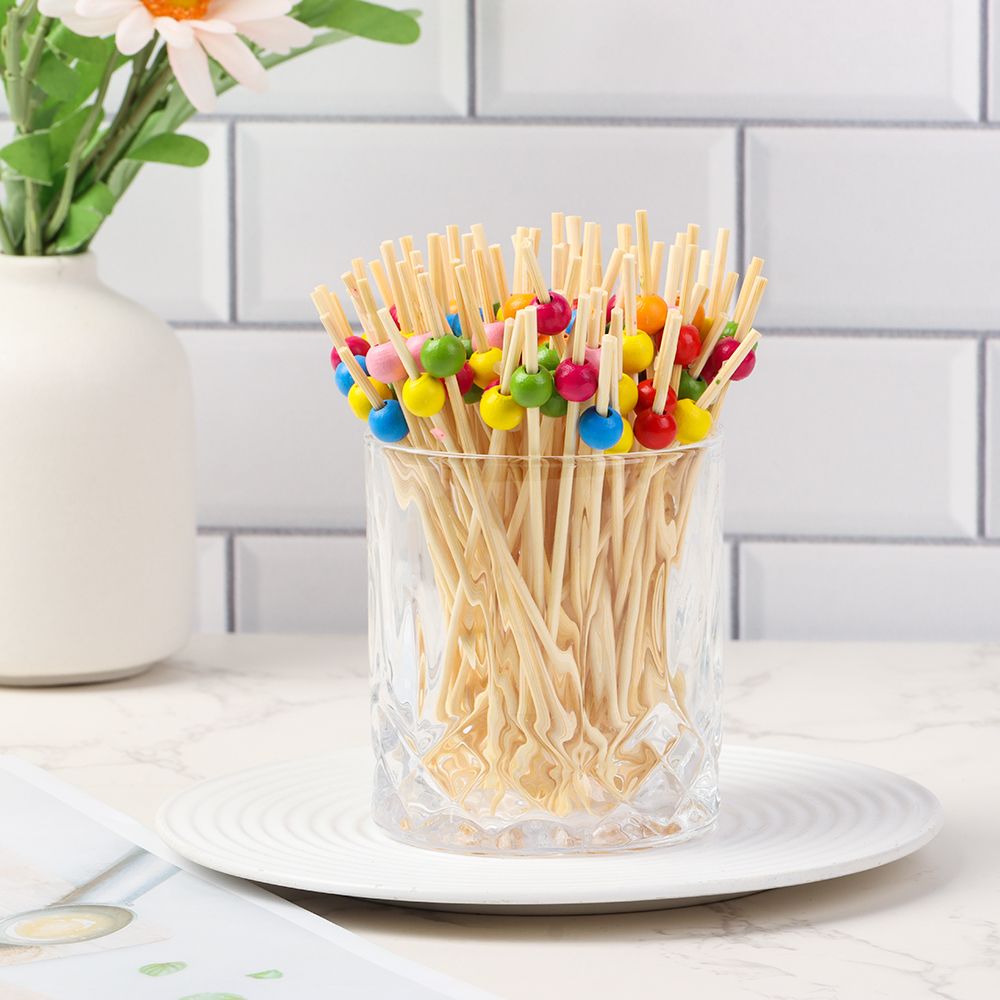 Tusuk gigi bambu sekali pakai, - Bamboo Cutlery Set ulasan dan harga