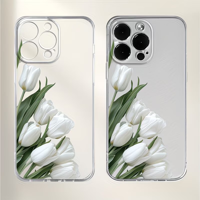 Casing Ponsel Motif Tulip Untu - Apple Iphone 15 Pro Max ulasan dan harga
