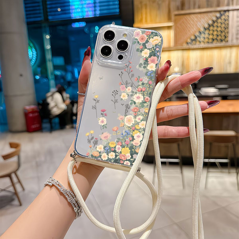 Casing Ponsel Tali Lanyard Sel - Apple Iphone 15 Pro Max ulasan dan harga