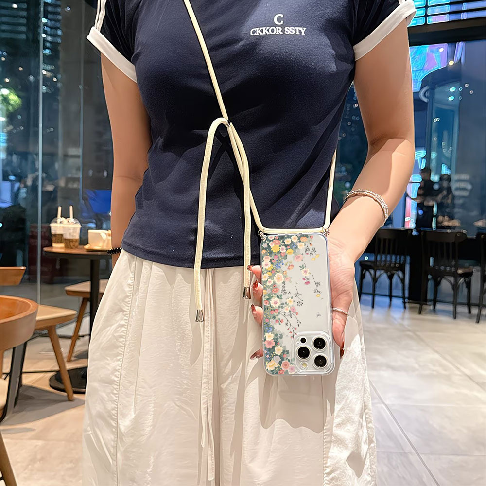 Casing Ponsel Tali Lanyard Sel - Apple Iphone 15 Pro Max ulasan dan harga