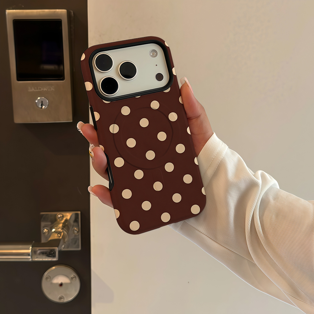 Casing Ponsel Motif Polkadot C - Apple Iphone 15 Pro Max ulasan dan harga