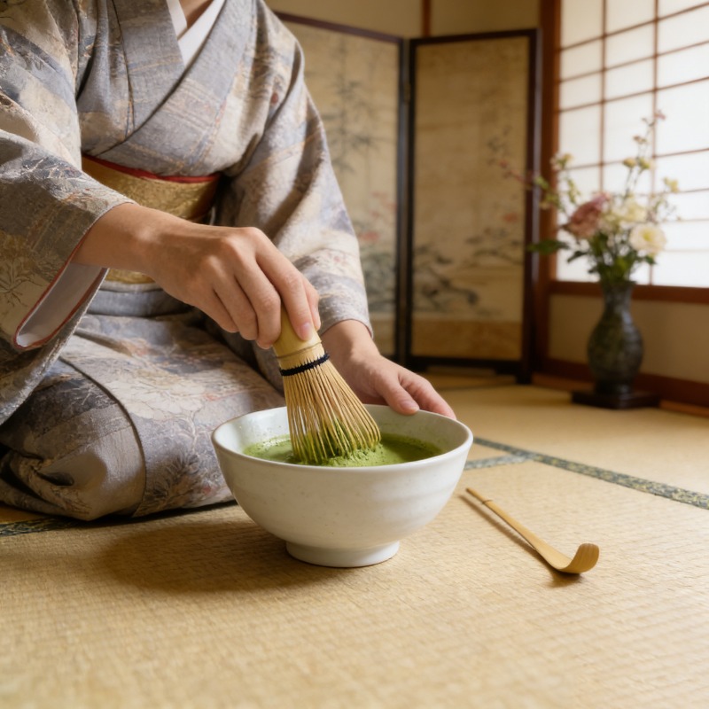 Sikat pengocok teh matcha Jepa - Bamboo Cutlery Set ulasan dan harga