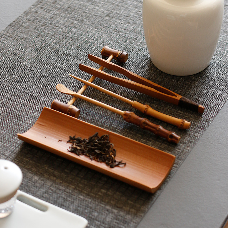 3/4/5 buah Set peralatan minum - Bamboo Cutlery Set ulasan dan harga