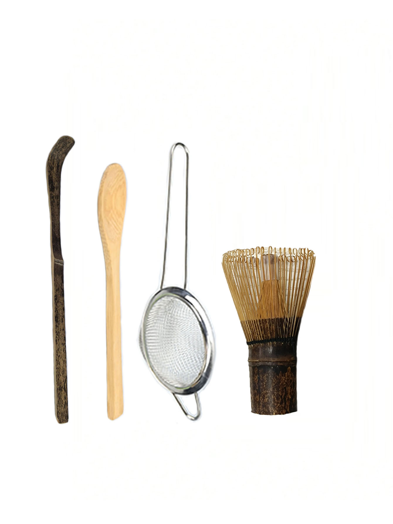 2/4 Buah Sendok Teh Bambu Ungu - Bamboo Cutlery Set ulasan dan harga