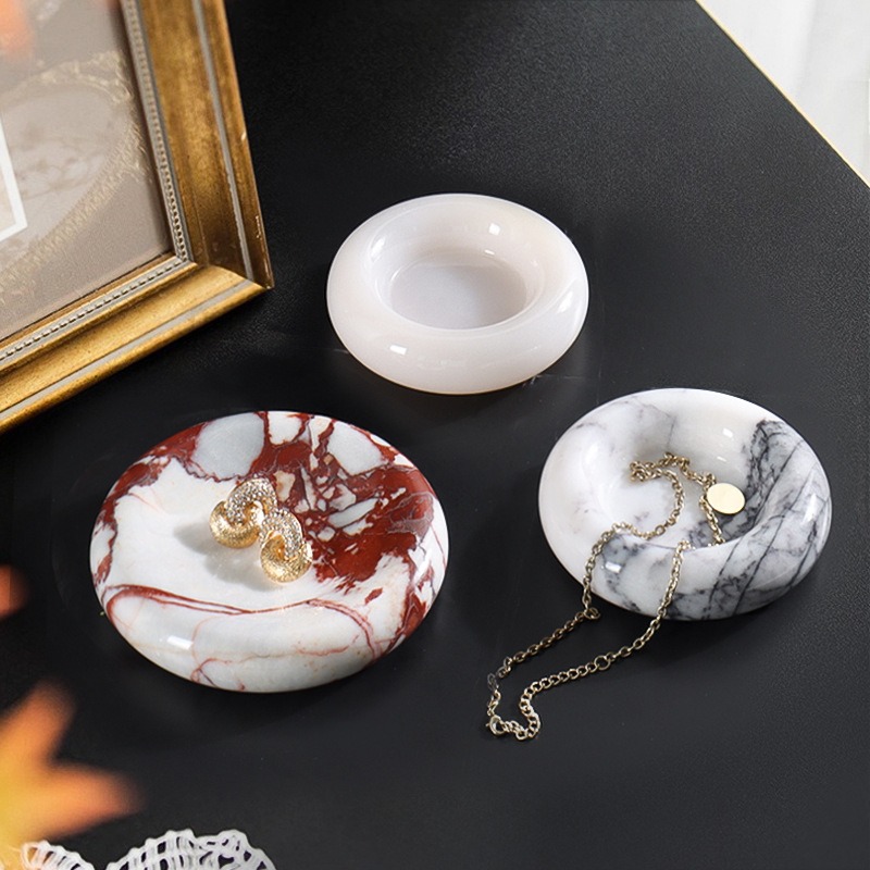 Nampan Marmer Alami Gaya Wabi  - Marble Serving Board ulasan dan harga