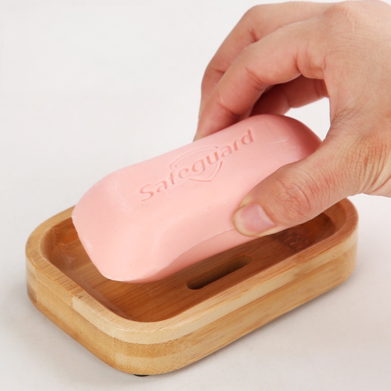 1 Buah Tempat Sabun Kayu Bambu - Bamboo Cutlery Set ulasan dan harga