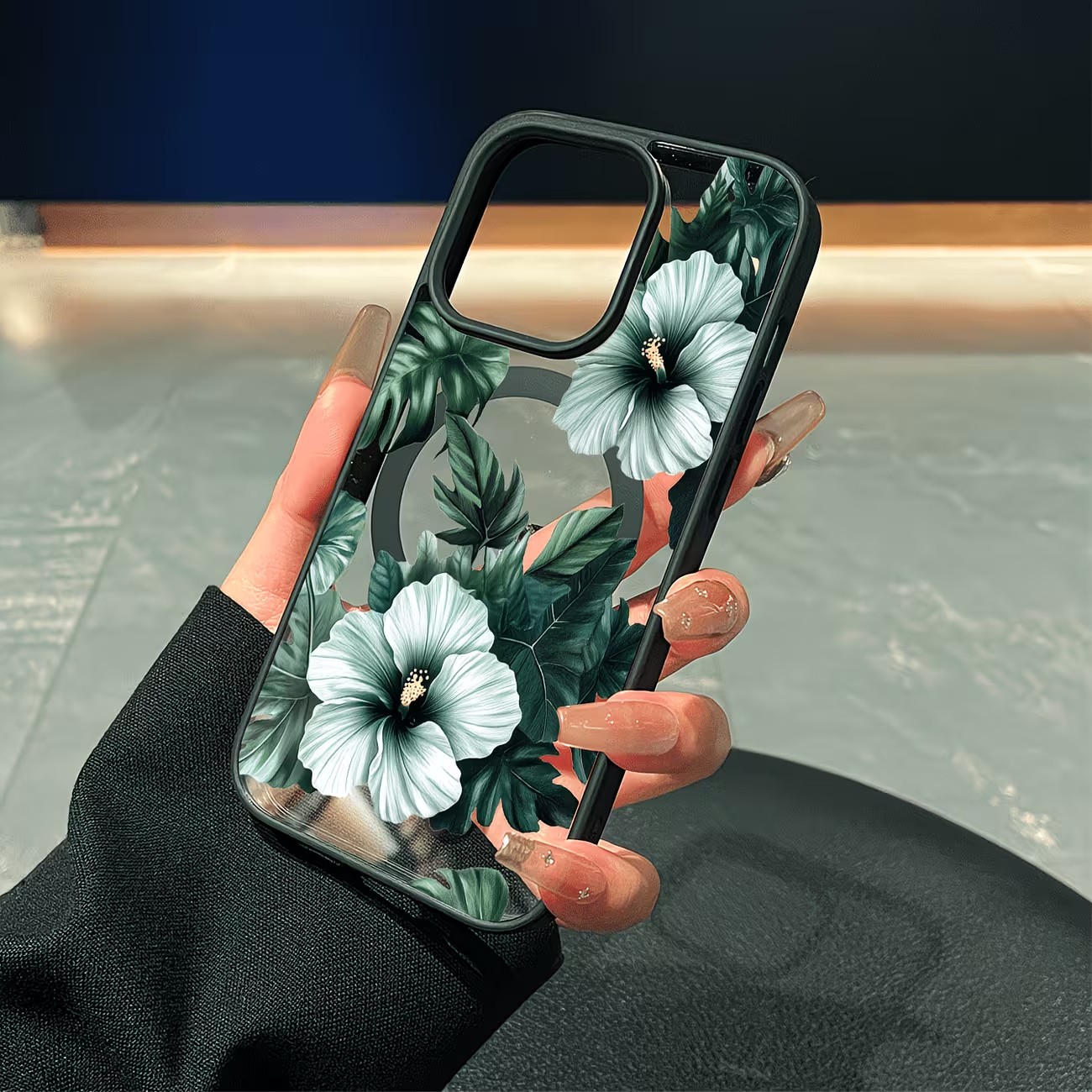 Casing Ponsel Motif Bunga Hija - Apple Iphone 15 Pro Max ulasan dan harga